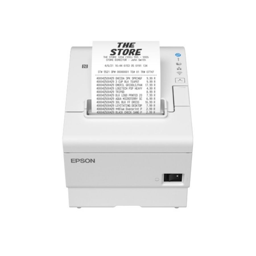 Epson tm-t88vii (111): usb, ethernet, serial, ps, white
