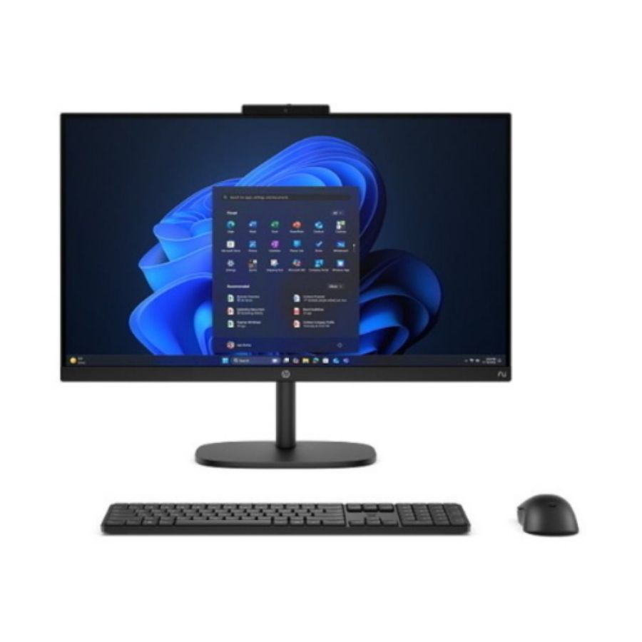 Hp prostudio 2 g2a all in one 23.8 amd ryzen 5 ram 16gb-ssd 512gb nvme-amd radeon graphics 610m-wi-fi 7 + gigabit lan-web cam 5mpx altoparlanti-tastiera mouse-win 11 prof nero (e07kdat#abz)
