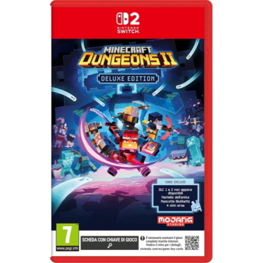 Nintendo switch 2 minecraft dungeons ii deluxe edioton versione italiana