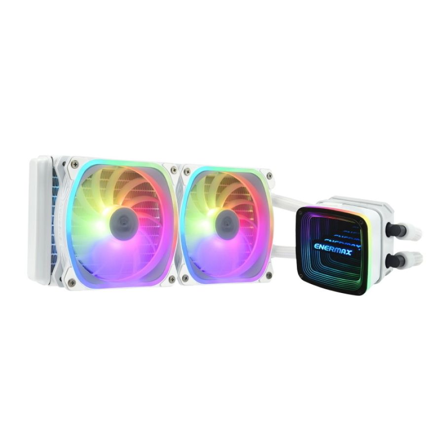Enermax elc-aqfa240-sqa-w sistema di raffreddamento per computer processore kit di raffreddamento a liquido 12 cm bianco 1 pz