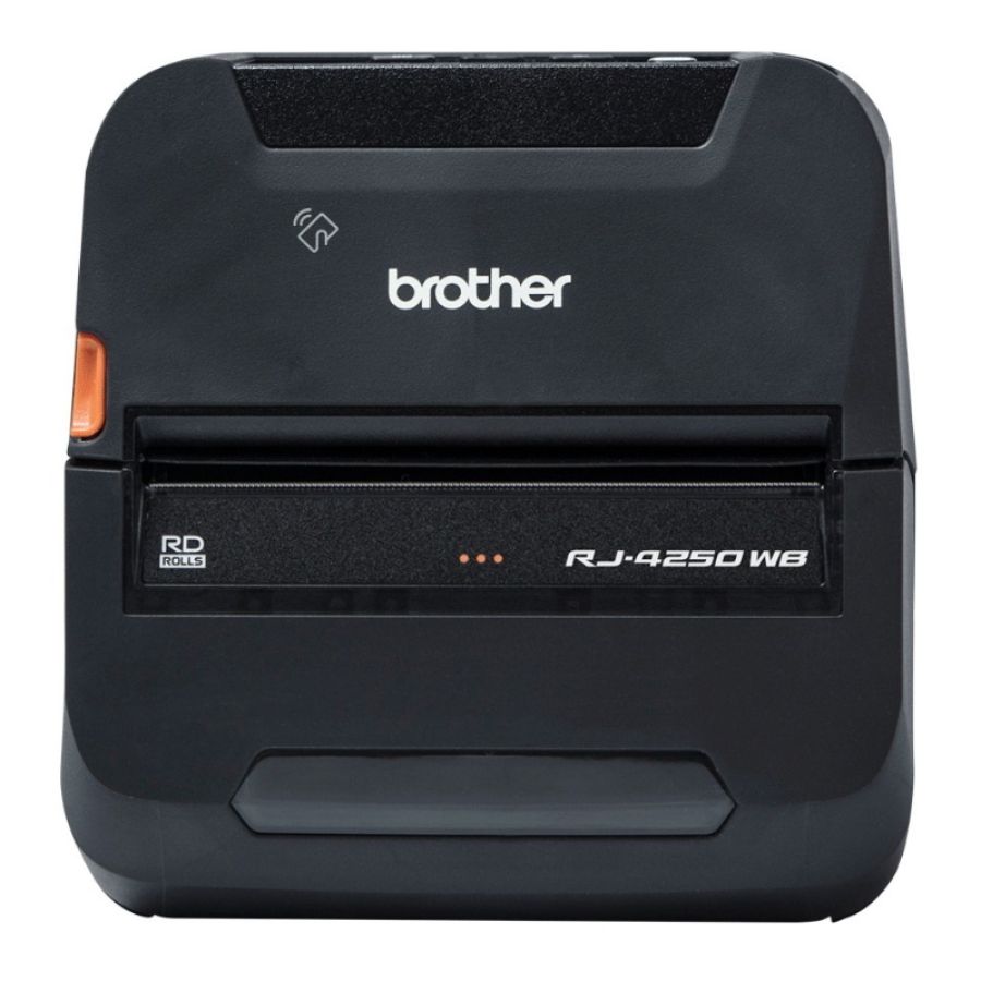 Brother rj-4250wb stampante per etichette (cd) 203 x 203 dpi 127 mm/s con cavo e senza cavo wi-fi bluetooth