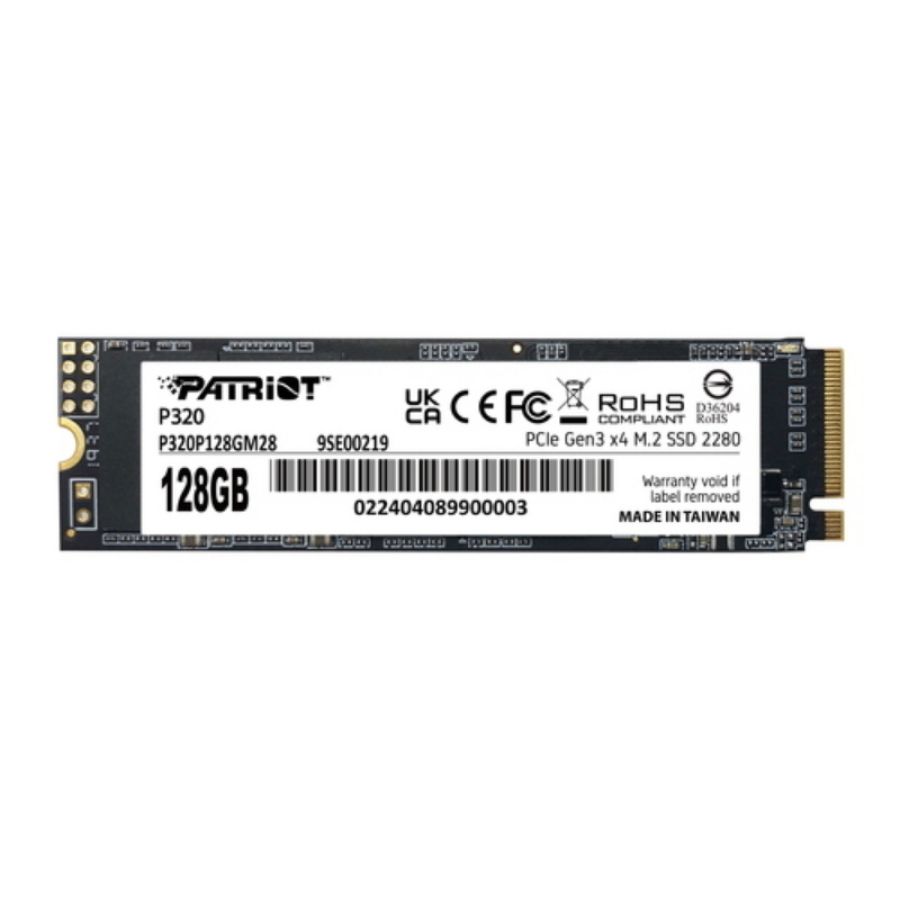 Patriot ssd p320 128gb m.2280 pci-e r/w 1600/1000mb/s