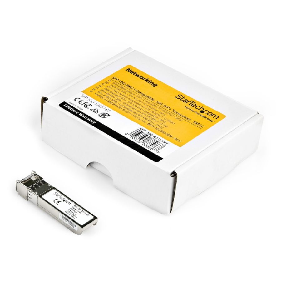 Startech.com modulo ricetrasmettitore sfp+ compatibile con cisco sfp-10g-bxu-i - 10gbase-bx (a monte)