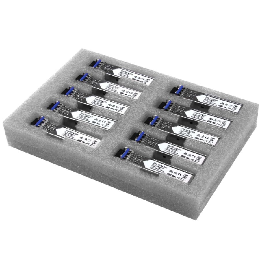 Startech.com cisco glc-lh-smd compatibile ricetrasmettitore sfp - 1000base-lx/lh - 10 unità