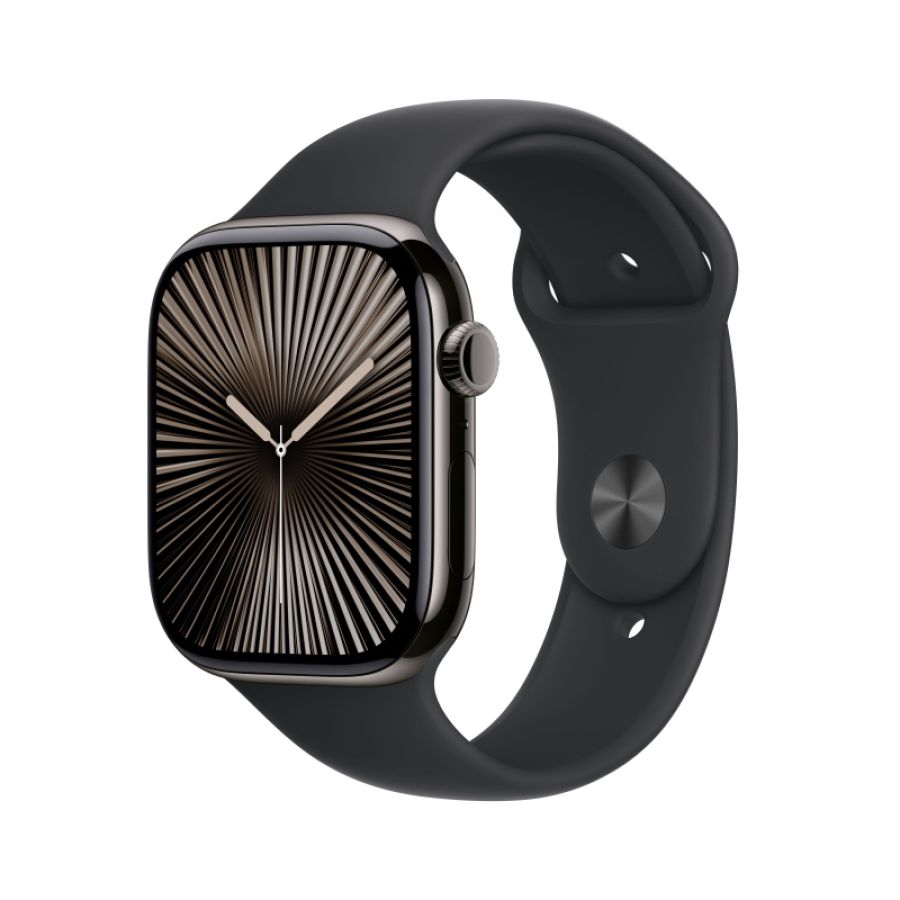 Apple watch series 10 oled 46 mm digitale 416 x 496 pixel touch screen 4g grigio wi-fi gps (satellitare)