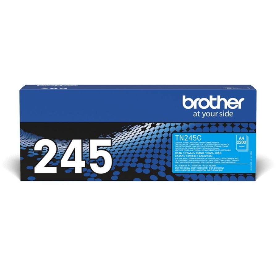 Brother tn-245c cartuccia toner 1 pz originale ciano