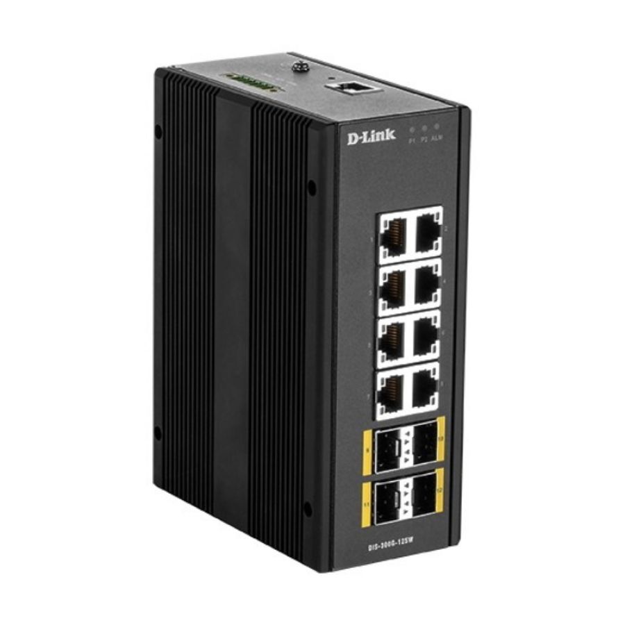 D-link dis300g12sw gestito l2 gigabit ethernet (10/100/1000) nero