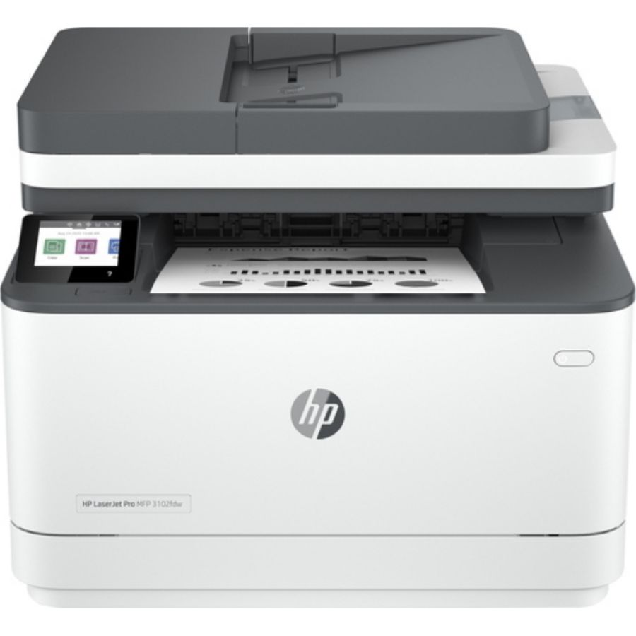 Hp multifunzione laser a4 b/n, laserjet pro mfp 3102fdw, 33 pm adf, fronte/retro, usb/lan/wifi