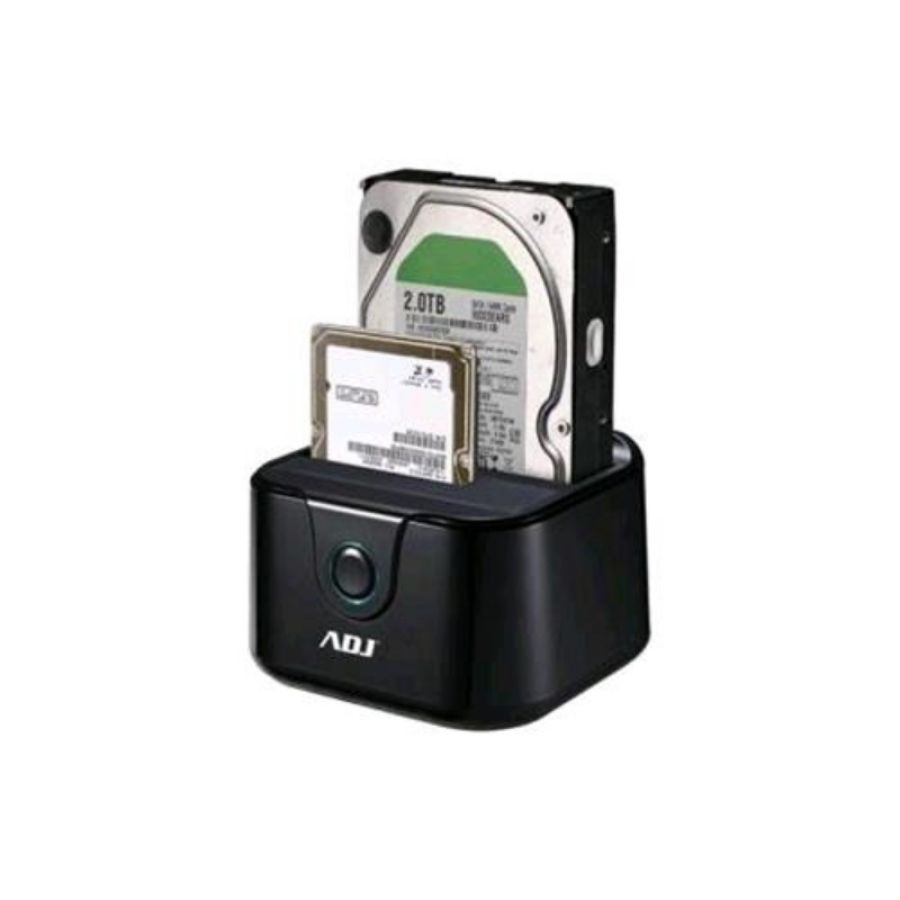 Adj ah01t docking station per hdd da 2.5 e 3.5 usb 3.0 con funzione di clonazione