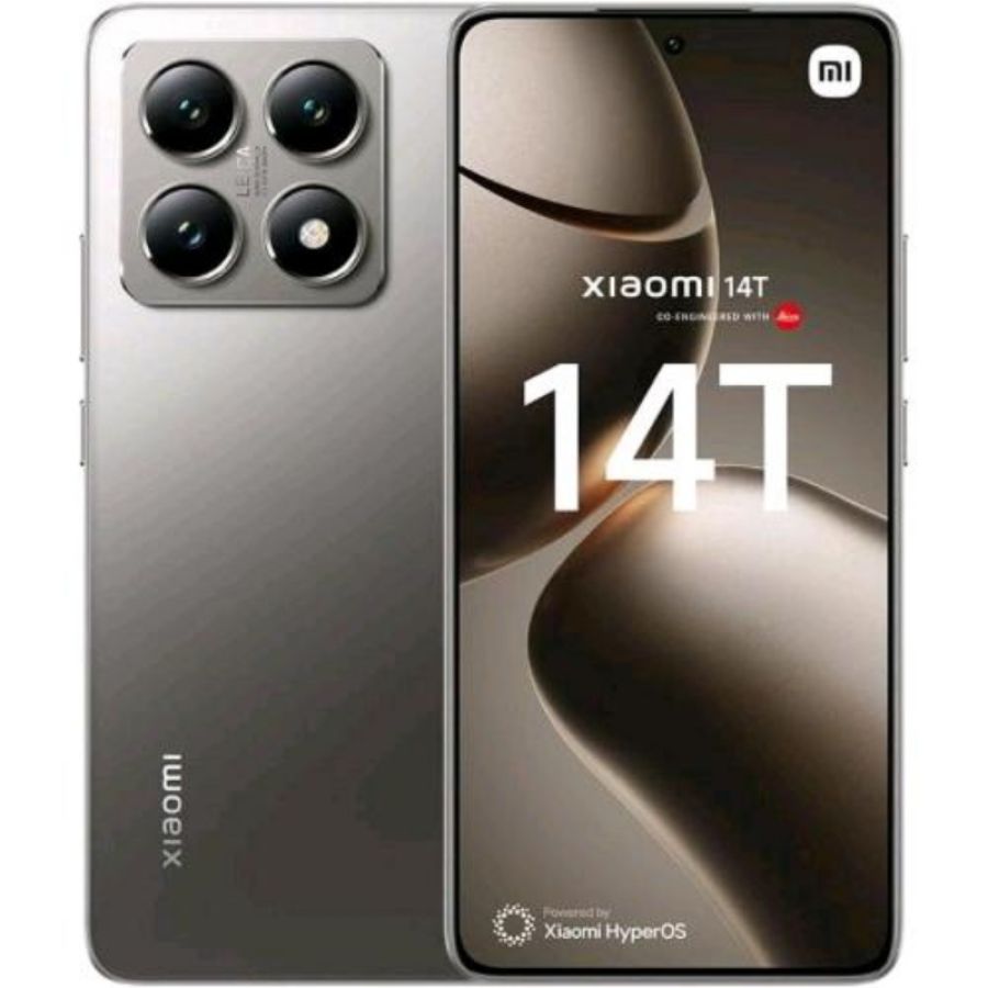 Xiaomi 14t 5g dual sim 6.67 octa core 256gb ram 12gb 5g europa titan grey