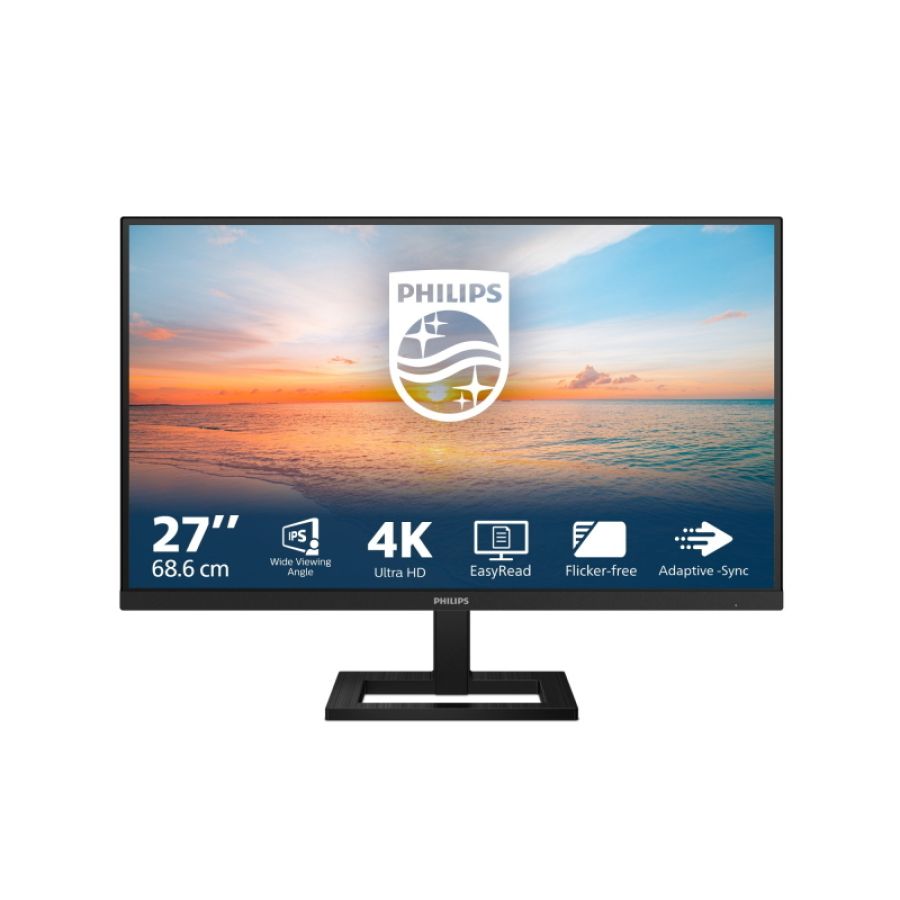 Philips serie 1000 27e1n1900ae/00 monitor pc 68,6 cm (27\) 3840 x 2160 pixel 4k ultra hd lcd nero