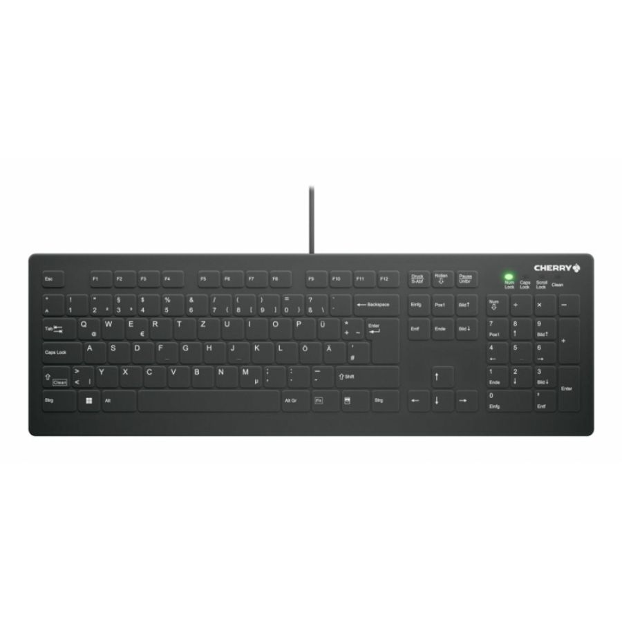 Contour design active key ak-c8112 tastiera medico usb qwertz tedesco nero