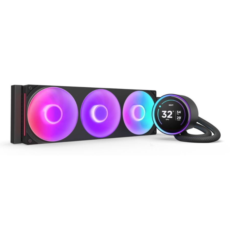 Nzxt kraken elite 360 rgb processore raffreddatore di liquidi tutto in uno 12 cm nero 1 pz