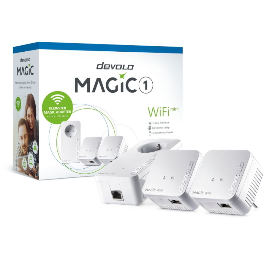 Devolo magic 1 wifi mini network kit 1200 mbit/s collegamento ethernet lan wi-fi bianco