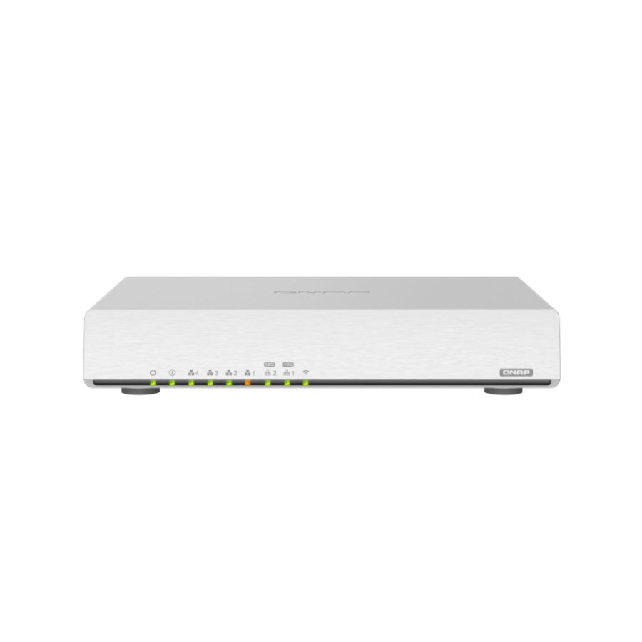 Qnap qhora-301w router wireless 10 gigabit ethernet dual-band (2.4 ghz/5 ghz) bianco