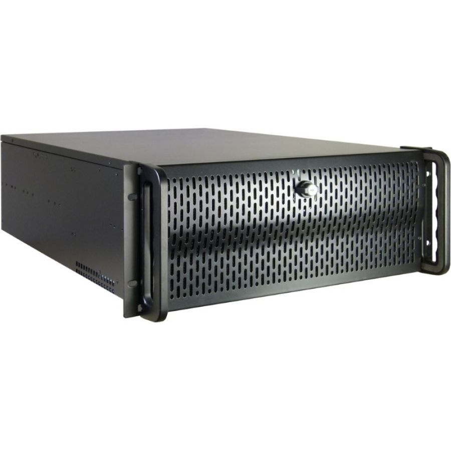 Inter-tech ipc 4u-4129l supporto metallico, argento