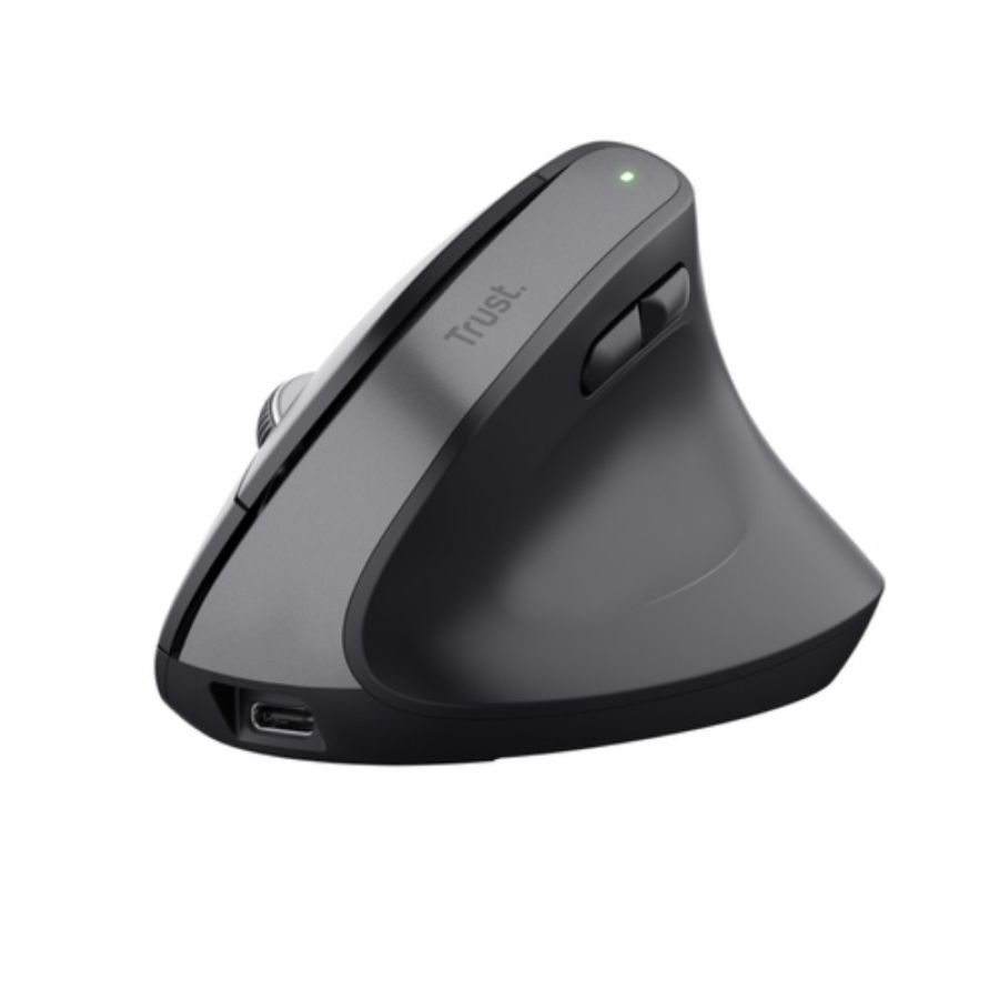 Trust mouse ergonomico wireless, bayo+