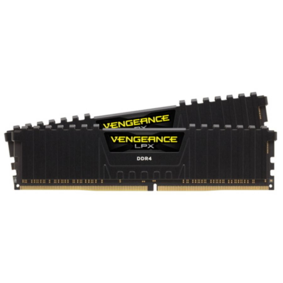 Corsair ram vengeance lpx 16gb (2x8gb) ddr4 3200 (pc4-25600) c16 1.35v desktop memory - black