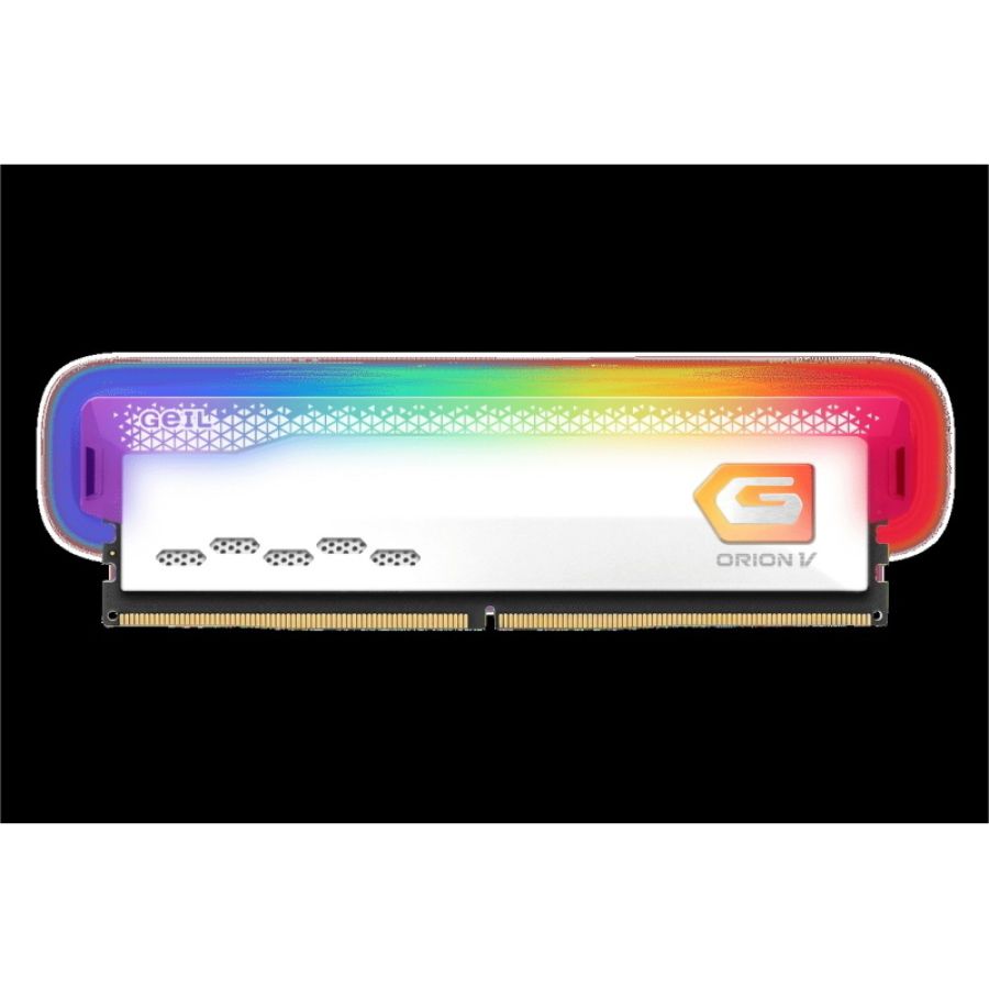 Geil ram 16gb ddr5 dimm pc5-41600 5200mhz ddr5 orion v rgb-gray - white version