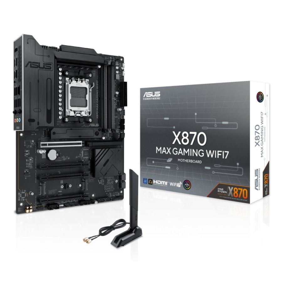 Asus x870 max gaming wifi7 amd x870 socket am5 atx