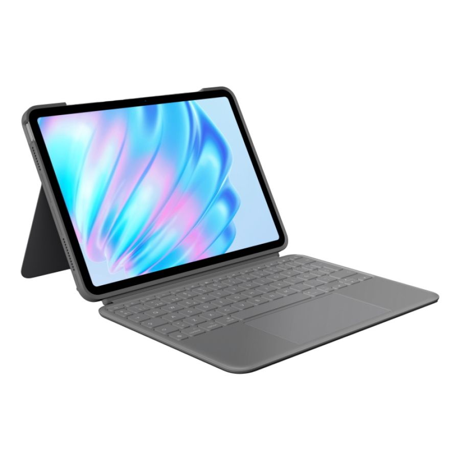 Logitech combo touch qwerty spagnolo smart connector grigio