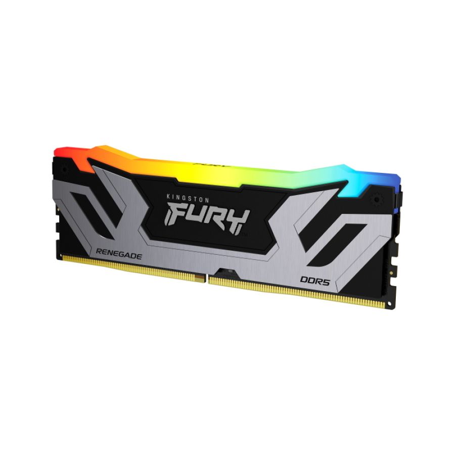 Kingston technology fury 24gb 8400mt/s ddr5 cl40 cudimm renegade rgb silver xmp