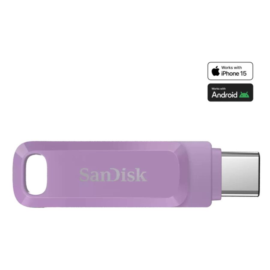 Sandisk ultra dual drive go unità flash usb 1 tb usb tipo-c 3.2 gen 1 (3.1 gen 1) lavanda