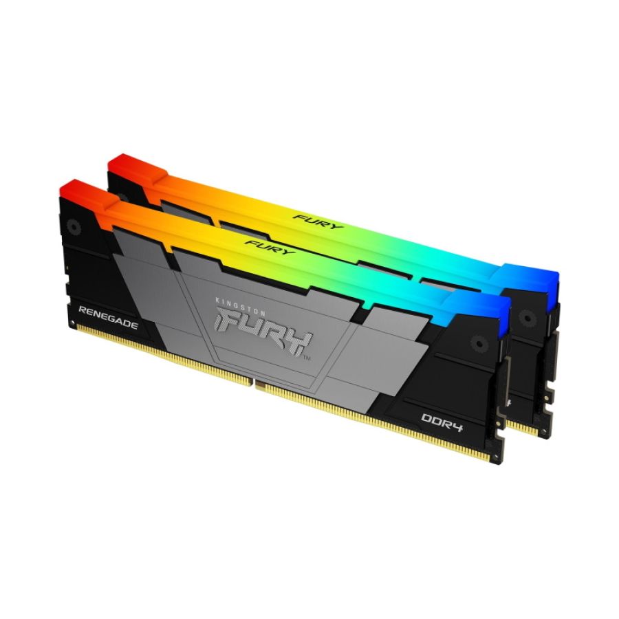 Kingston technology fury 32gb 3600mt/s ddr4 cl16 dimm (kit da 2) 1gx8 renegade rgb