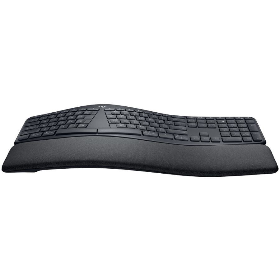 Logitech ergo k860 tastiera ufficio rf senza fili + bluetooth inglese uk grafite
