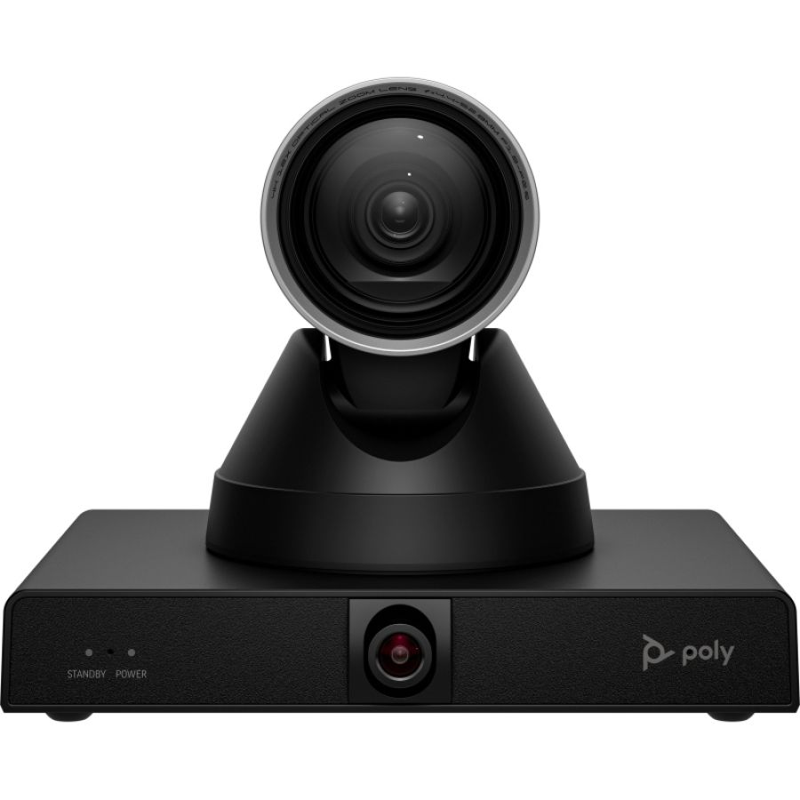 Poly studio e60 smart camera 4k mptz with 12x optical zoom