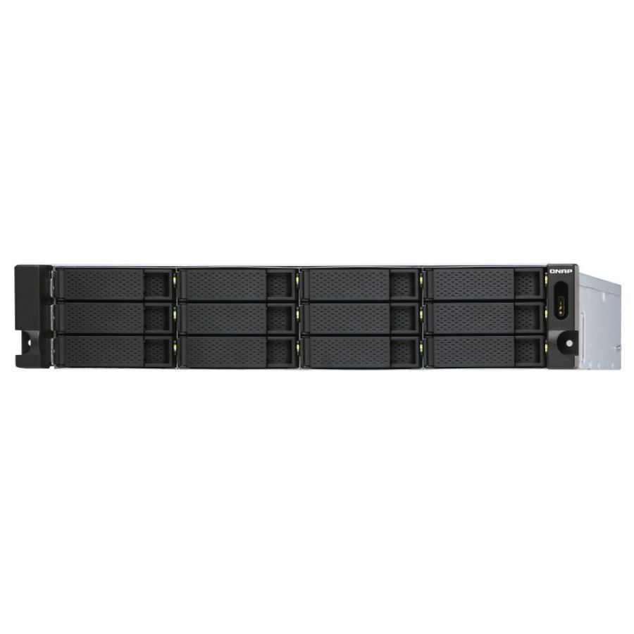Qnap tl-r1200s-rp contenitore di unità di archiviazione box esterno hdd/ssd nero, grigio 2.5/3.5\
