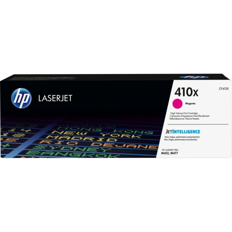 Hp cartuccia toner originale magenta ad alta capacità laserjet 410x