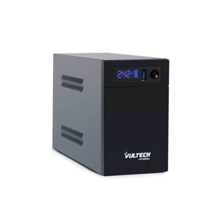 Vultech ups 1000va gruppo di continuita vultech ups1000va-lfp line interactive con schermo led - bat