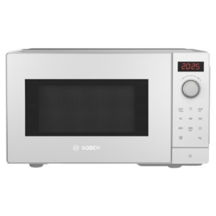 Bosch serie 2 ffl023mw0 forno a microonde superficie piana solo microonde 20 l 800 w bianco