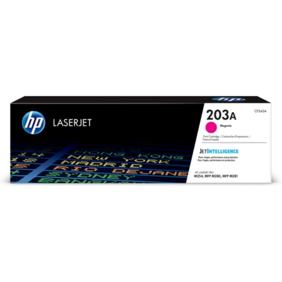 Hp toner magenta per lj m254/m280/m281 1300pag, 203a