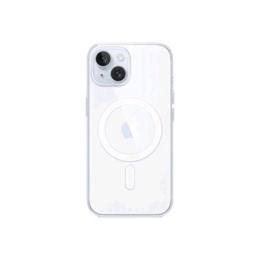 Apple iphone 15 custodia magsafe in policarbonato trasparente