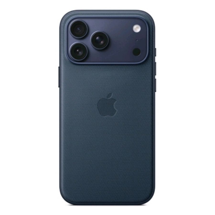 Apple iphone 17 pro max custodia in tessuto techwoven magsafe blu