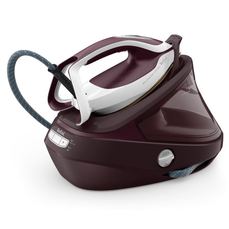 Tefal pro express ultimate ii gv9721 1,2 l durilium airglide autoclean soleplate rosso, bianco