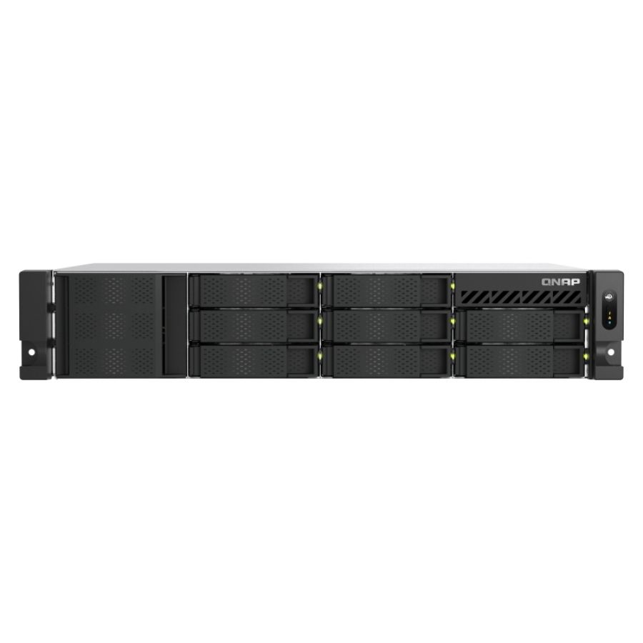 Qnap ts-855eu-8g server nas e di archiviazione san armadio (2u) collegamento ethernet lan nero c5125