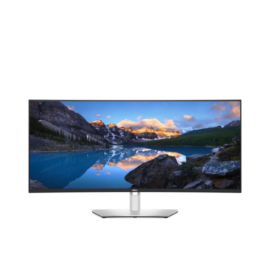 Dell ultrasharp u3824dw led display 95,2 cm (37.5\) 3840 x 1600 pixel wide quad hd+ lcd nero, argento
