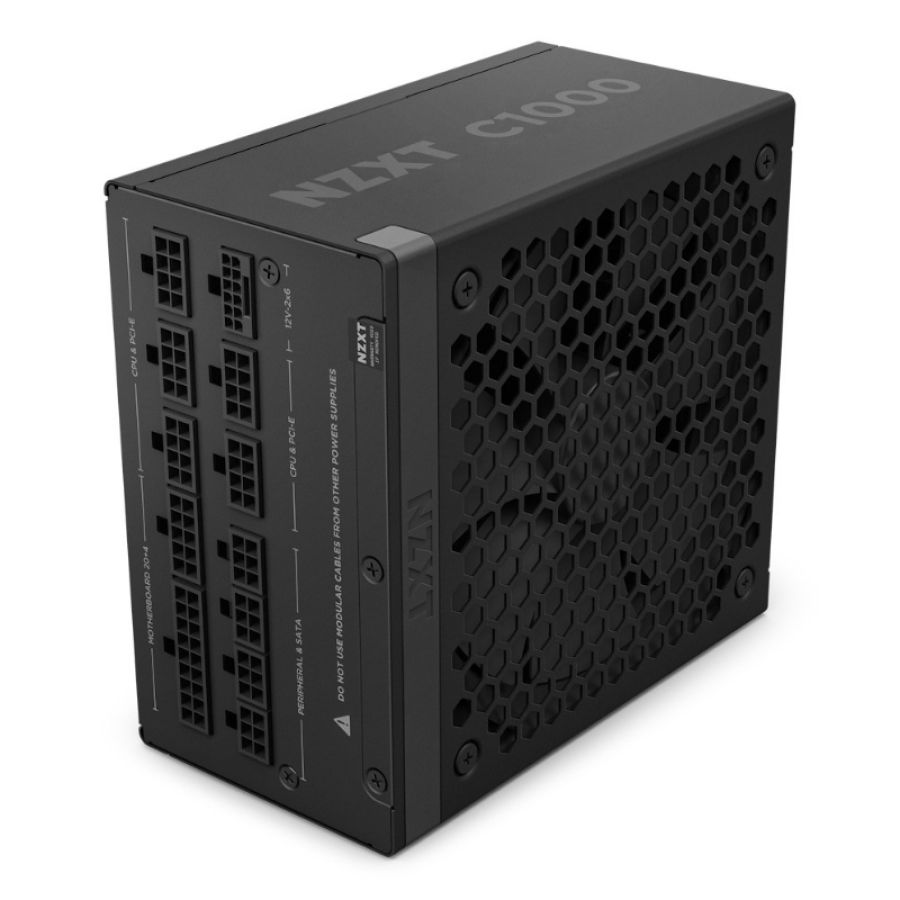 Nzxt c1000 gold atx 3.1 alimentatore per computer 1000 w 24-pin atx nero