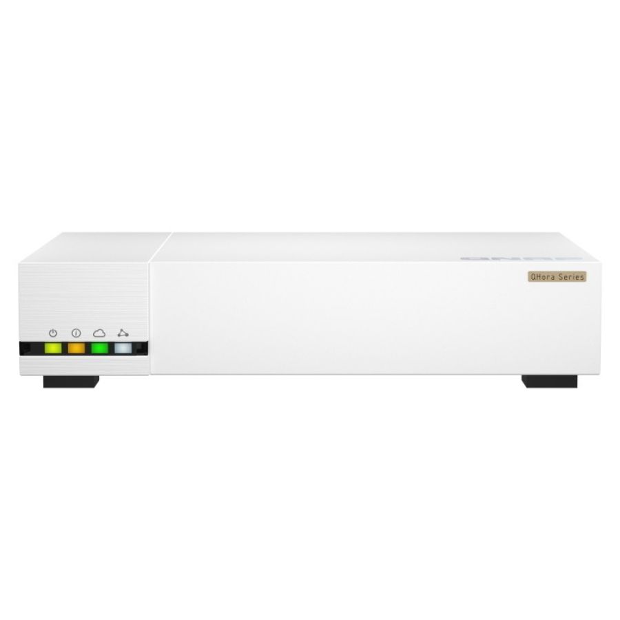 Qnap qhora-322 router cablato 2.5 gigabit ethernet, 10 gigabit ethernet bianco
