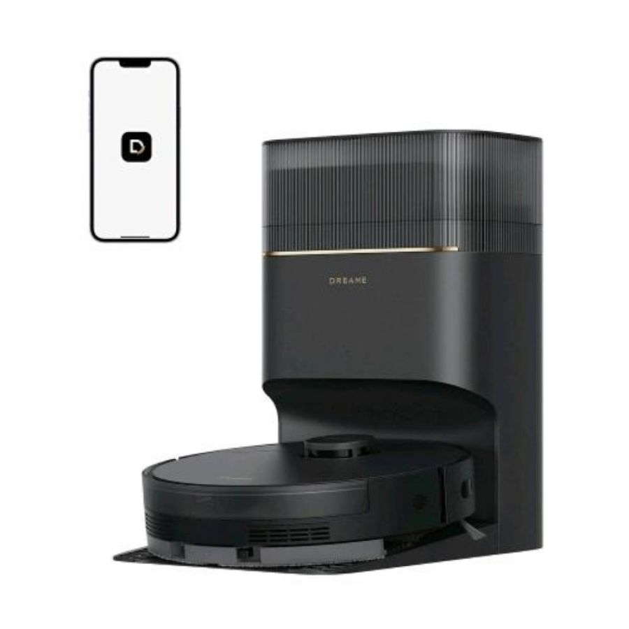 Dreame d20vim pro plus robot aspirapolvere aspirazione vormax 13.000pa lavapavimenti con stazione di ricarica e svuotamento nero