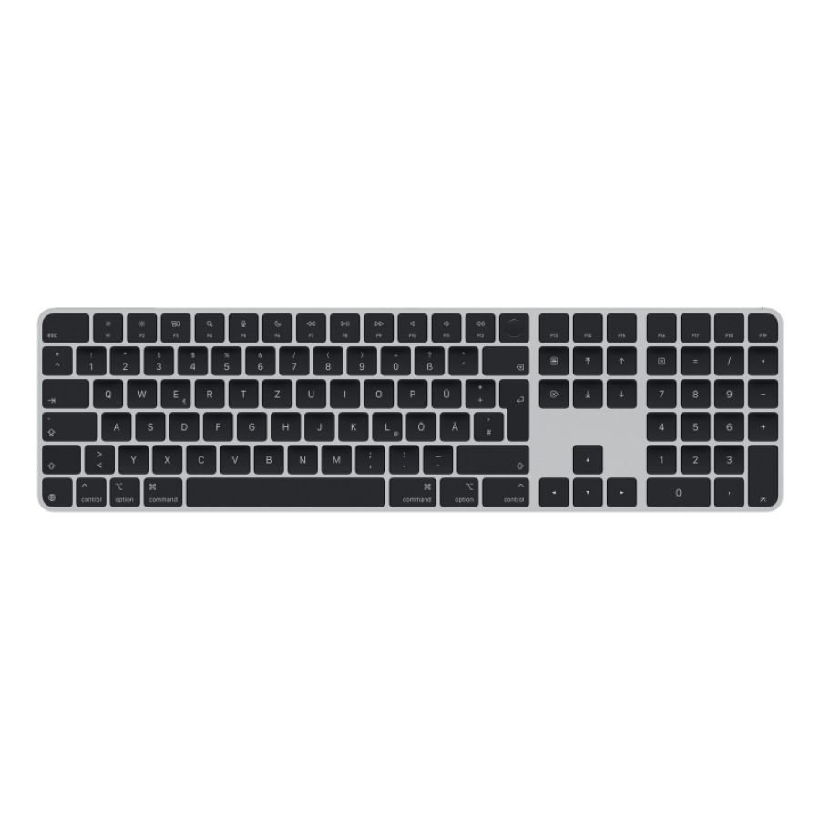 Apple magic tastiera universale usb + bluetooth qwertz tedesco nero