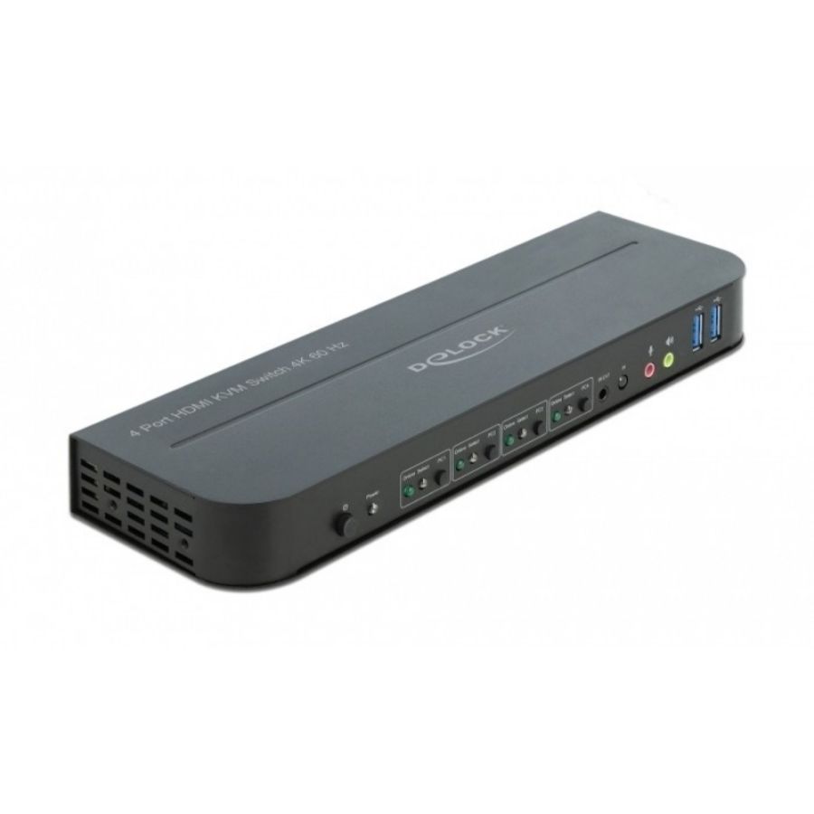 Delock 11483 switch per keyboard-video-mouse (kvm) nero