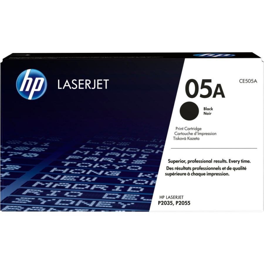 Hp cartuccia toner originale nero laserjet 05a