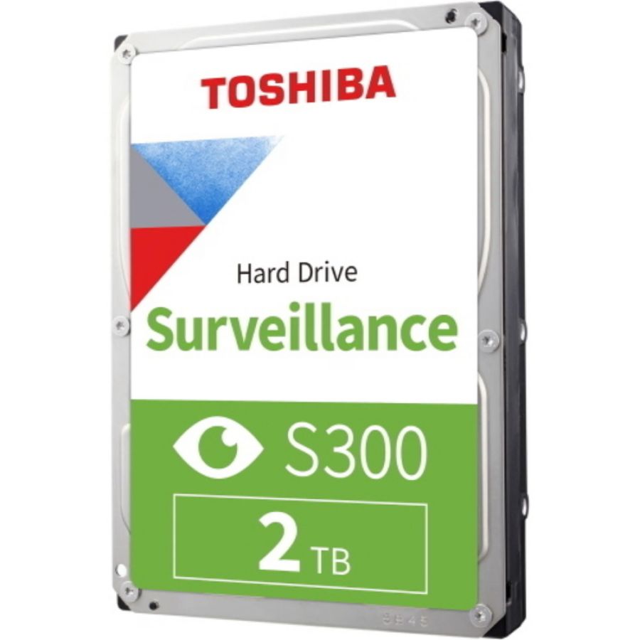 Toshiba s300 surveillance hdd interno 2tb 3.5 sata 6gb/s 5.400 rpm buffer 128 mb
