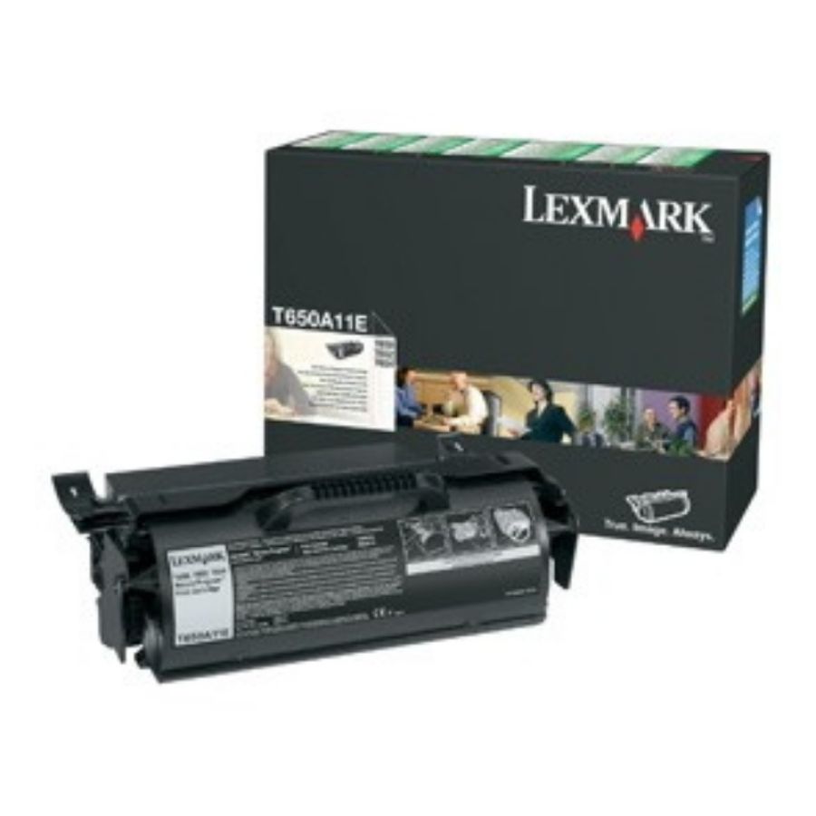 Lexmark t650a11e cartuccia toner 1 pz originale nero