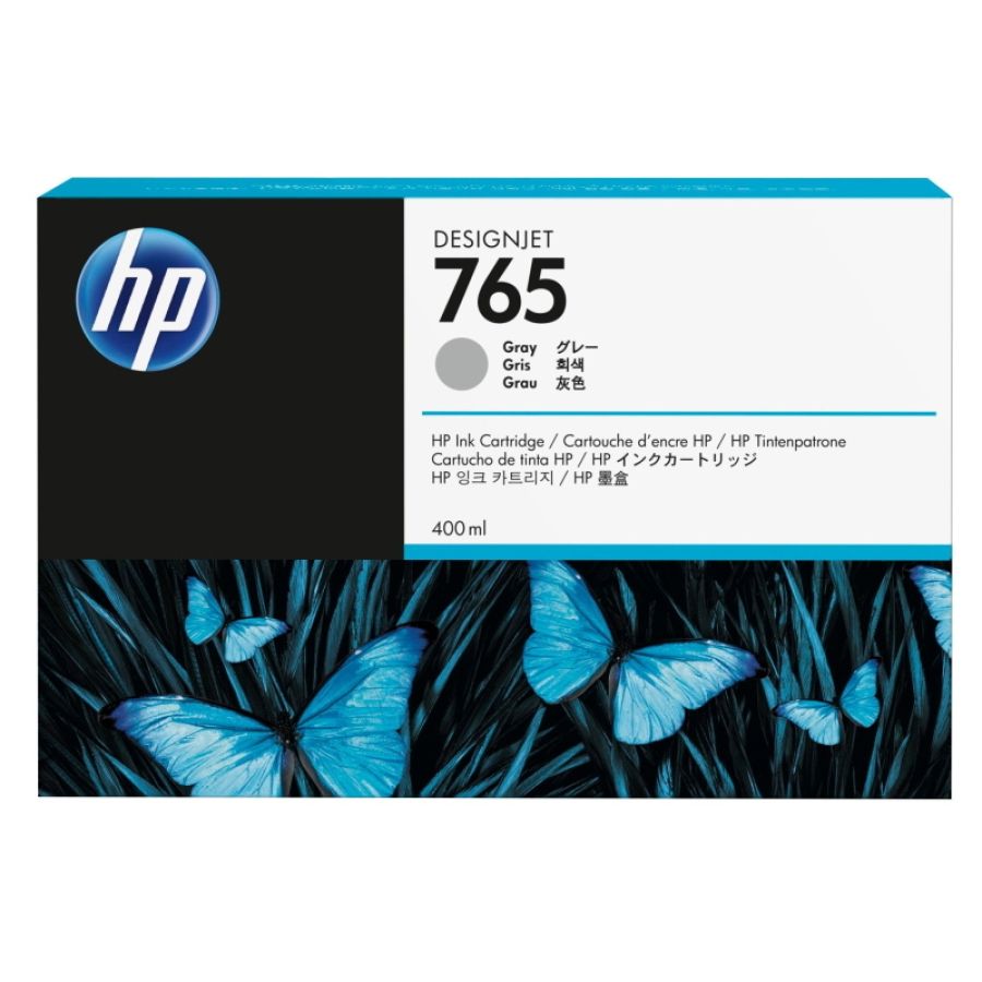 Hp cartuccia inchiostro grigio designjet 765, 400 ml