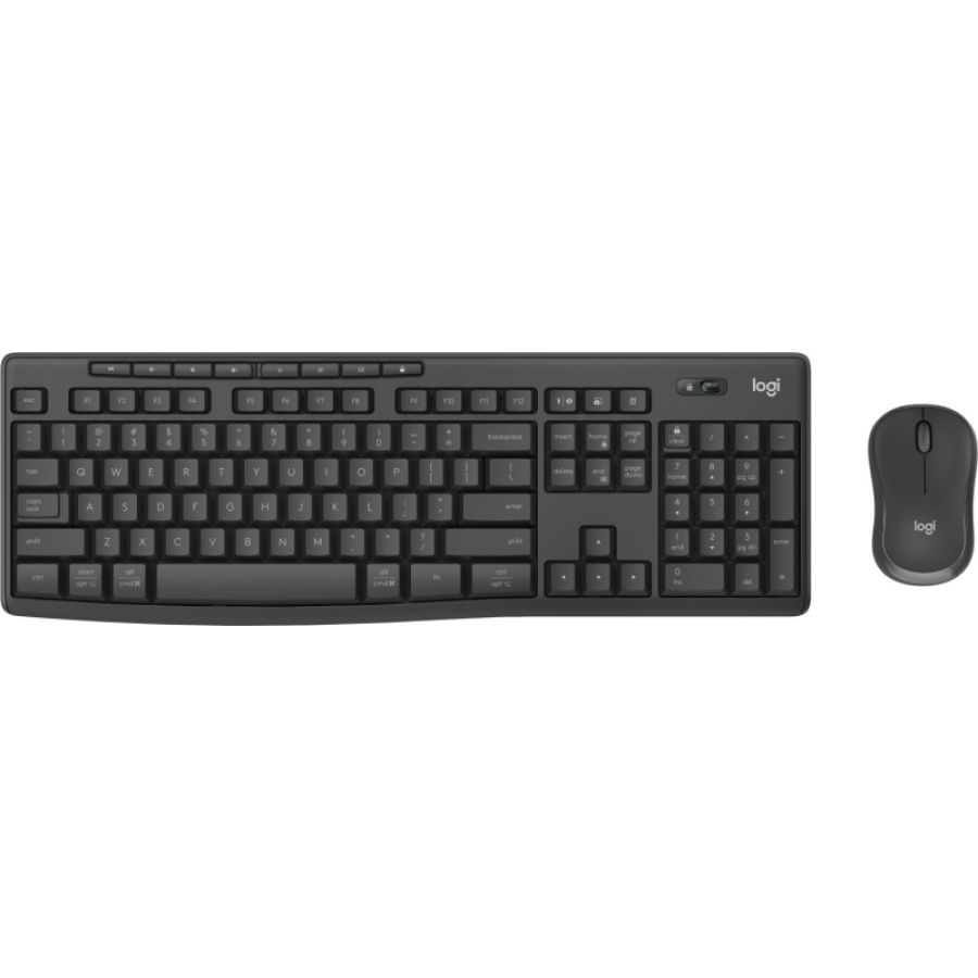 Logitech mk370 combo for business tastiera mouse incluso ufficio rf senza fili + bluetooth qwerty italiano grafite